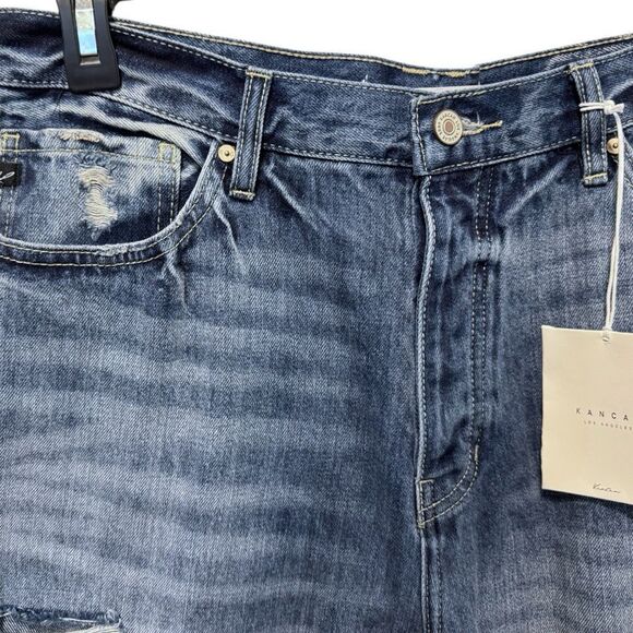 Kancan Ultra High Rise Distressed Bootcut Jeans NWT - Picture 10 of 12
